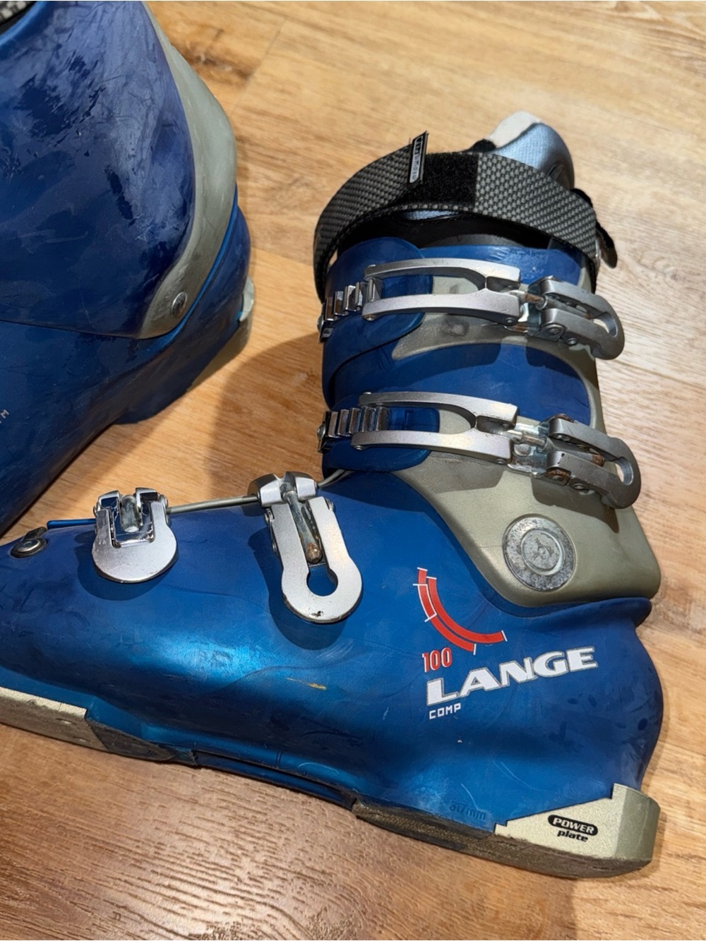Lange Fit Comp 100 Blue Grey sz. 317 mm Women’s Downhill Ski Boots or.best.offer